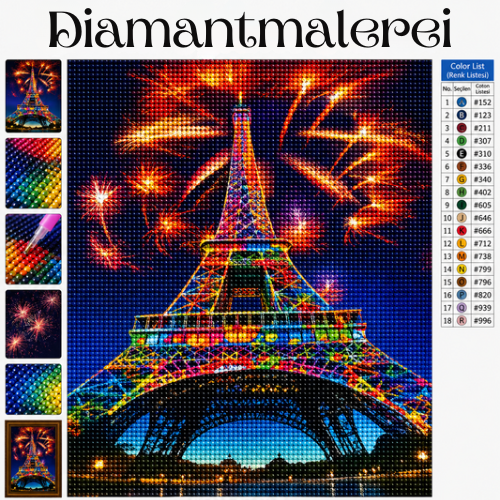 Eiffelturm 40 x 50 cm