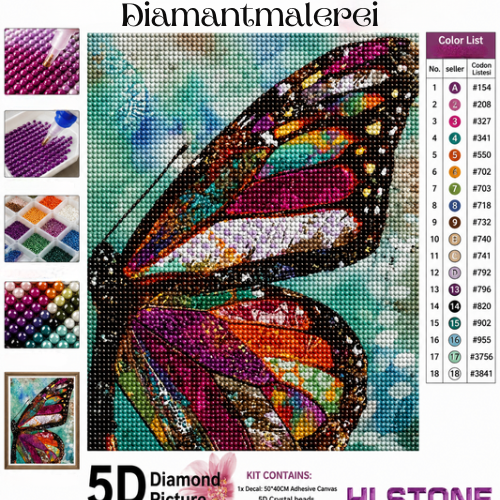 Mosaikflügel 40 x 50 cm